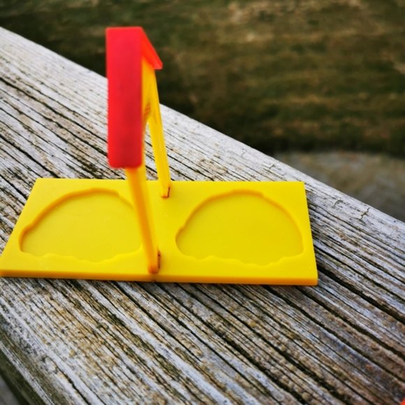 Vintage JSNY Plastic Anthropomorphic  Orange Hound Dog Salt and Pepper - Picture 11 of 16